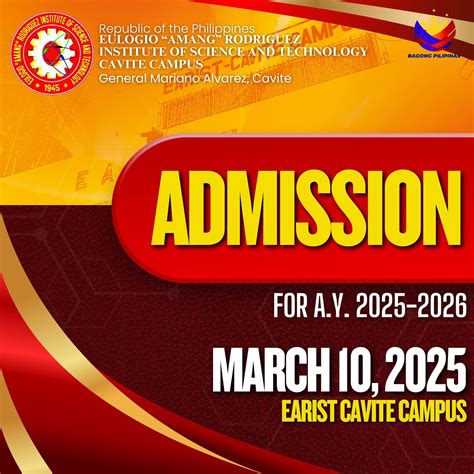 earist admission 2024 to 2025|EARIST Advisory: ONLINE ADMISSION IS NOW .